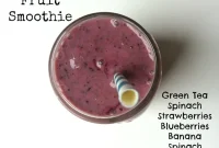 Mariano’s Health Key Green Tea Fruit Smoothie