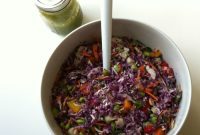 Vibrant Thai Slaw with Sweet Cilantro Lime Dressing