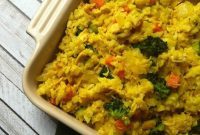 Hearty Curried Chicken and Rice Bake