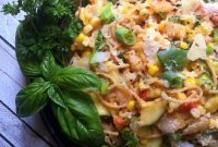Speedy Garden Harvest Pasta Skillet