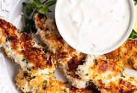 Golden Crispy Baked Coconut Chicken Tenders Kids Love