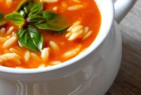 Hearty Tomato Spinach Orzo