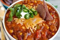 Hearty Slow Cooked Turkey Chili