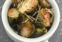 Crispy Lemon Garlic Brussels Sprouts