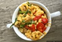 Golden Gouda Macaroni with Sausage and Fire-Kissed Peppers