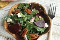 Experience the Delight: Roasted Beet, Goat Cheese & Pecan Salad with a Chance to Win a $25 Gift Card!