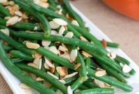 Brown Butter Green Beans with Toasted Almond Crunch