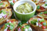 Zesty Guacamole-Filled Potato Shells