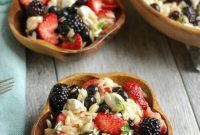 Sweet & Savory Caprese Berry Orzo