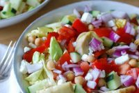 Mediterranean Chickpea Garden Bowl