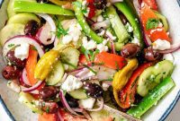 Classic Greek Farmhouse Salad