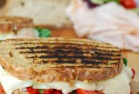 Golden Mediterranean Turkey Panini