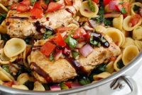 Tuscan Chicken Bruschetta Pasta