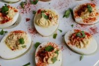 Fiesta Deviled Eggs with Greek Yogurt