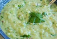 Creamy Avocado Tomatillo Salsa