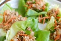 Savory Asian Pork Lettuce Cups