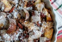 Overnight Gingerbread French Toast Pudding