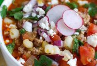 Hearty Slow Cooker Pork Pozole