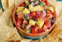 Tropical Mango Black Bean Salsa