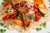 Balsamic Glazed Sheet Pan Chicken and Veggies