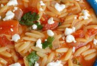 Silky One Pot Tomato Herb Orzo