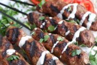 Authentic Kafta Beef Skewers