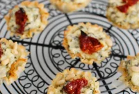 Crispy Phyllo Spinach Artichoke Sun-Dried Tomato Delights