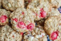 Wintermint White Chocolate Oat Cookies