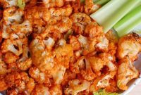 Spicy Buffalo Cauliflower Bites