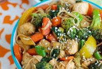 Quick Chicken Ramen Stir-fry