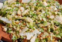 Brussels Sprout Shavings Salad