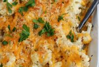 Golden Baked Cauliflower Gratin