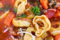 Rustic Italian Sausage Tortellini Soup