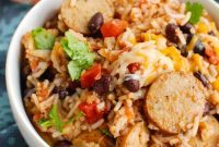 Hearty Sausage and Bean Bake