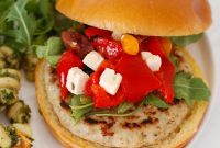 Zesty Greek Chicken Burgers