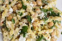 Mediterranean Chickpea Pasta with Feta