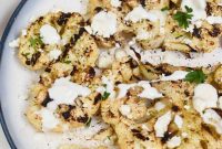 Smoky Cauliflower Steaks with Zesty Yogurt Tahini