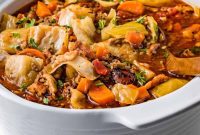 Unrolled Cabbage Soup