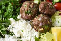 Flavor-Packed Mediterranean Baked Beef Meatballs