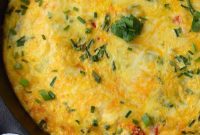 Vibrant Mediterranean Veggie Frittata