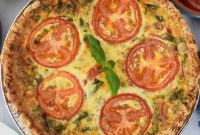 Fresh Caprese Quiche Lorraine