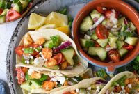 Zesty Mediterranean Tofu Tacos