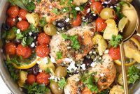 Vibrant Mediterranean Chicken Skillet