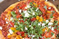 Crispy Mediterranean Cast Iron Pizza