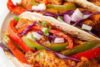 Sizzling Sheet Pan Chicken Fajitas