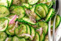 Refreshing Cucumber Onion Salad