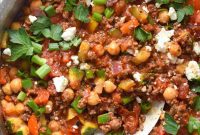 Vibrant Mediterranean Beef Skillet