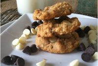 Ultimate Peanut Butter Oat Double Chip Cookies