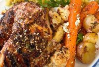 One Pan Zaatar Chicken Dinner