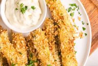 Crispy Air Fryer Zucchini Fries
